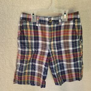 Polo Ralph Lauren Boys Plaid Shorts - Blue, Red, Green